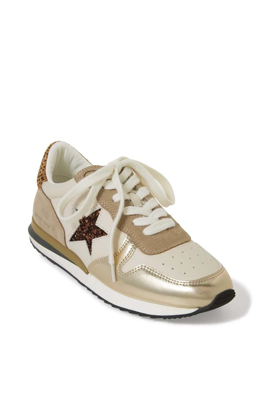 Vintage Havana Rock 1 Metallic Gold Sneakers